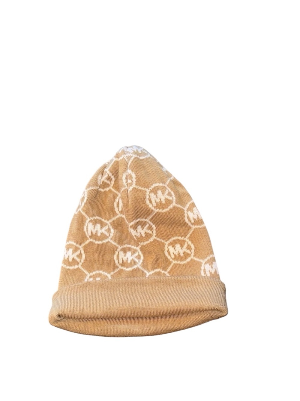 Michael Kors Tan Logo Beanie
